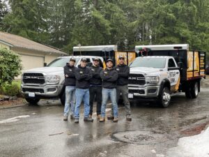 Kitsap Junk Removal crew posing with smiles